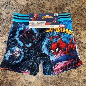 NWT - Spider-Man boys athletic boxer briefs- 4pk